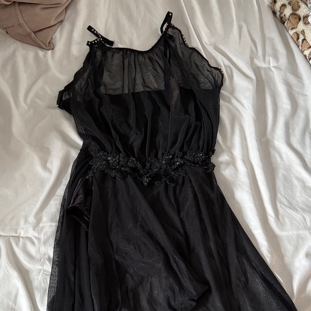 Wish Black Garment with Silver Accent
